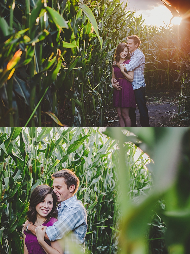 29_romantic corn field engagement photos