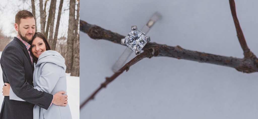 Snowy Engagement session