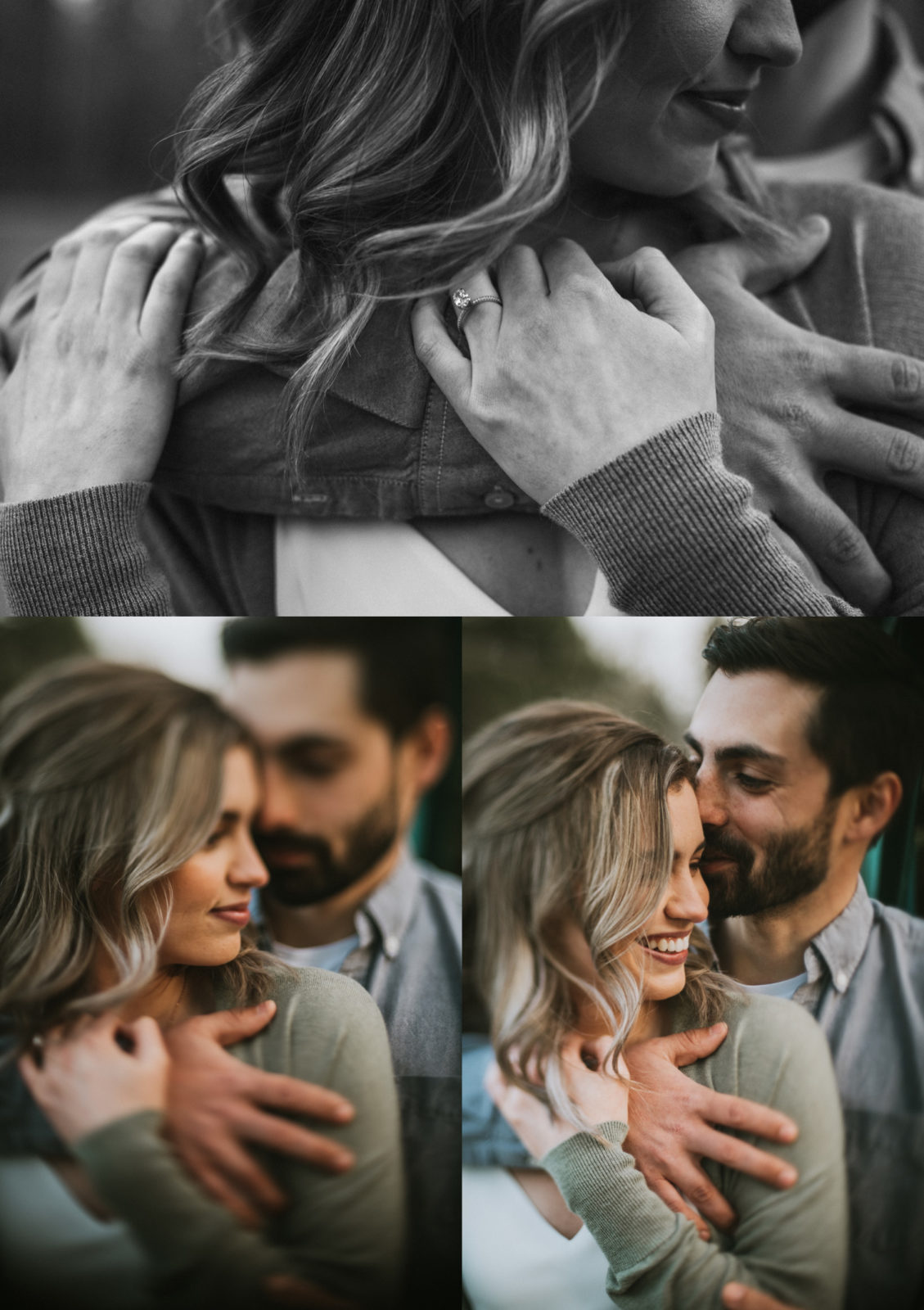 candid natural 

engagement session poses 
